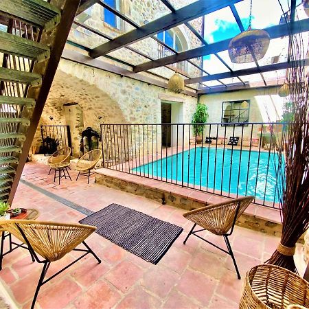 Gite De Groupe 9Ch Ou 3 Gites Independants De 3Ch - Patio Et Piscine Interieure Chauffee Toute L'Annee Vallon-Pont-dʼArc Eksteriør billede