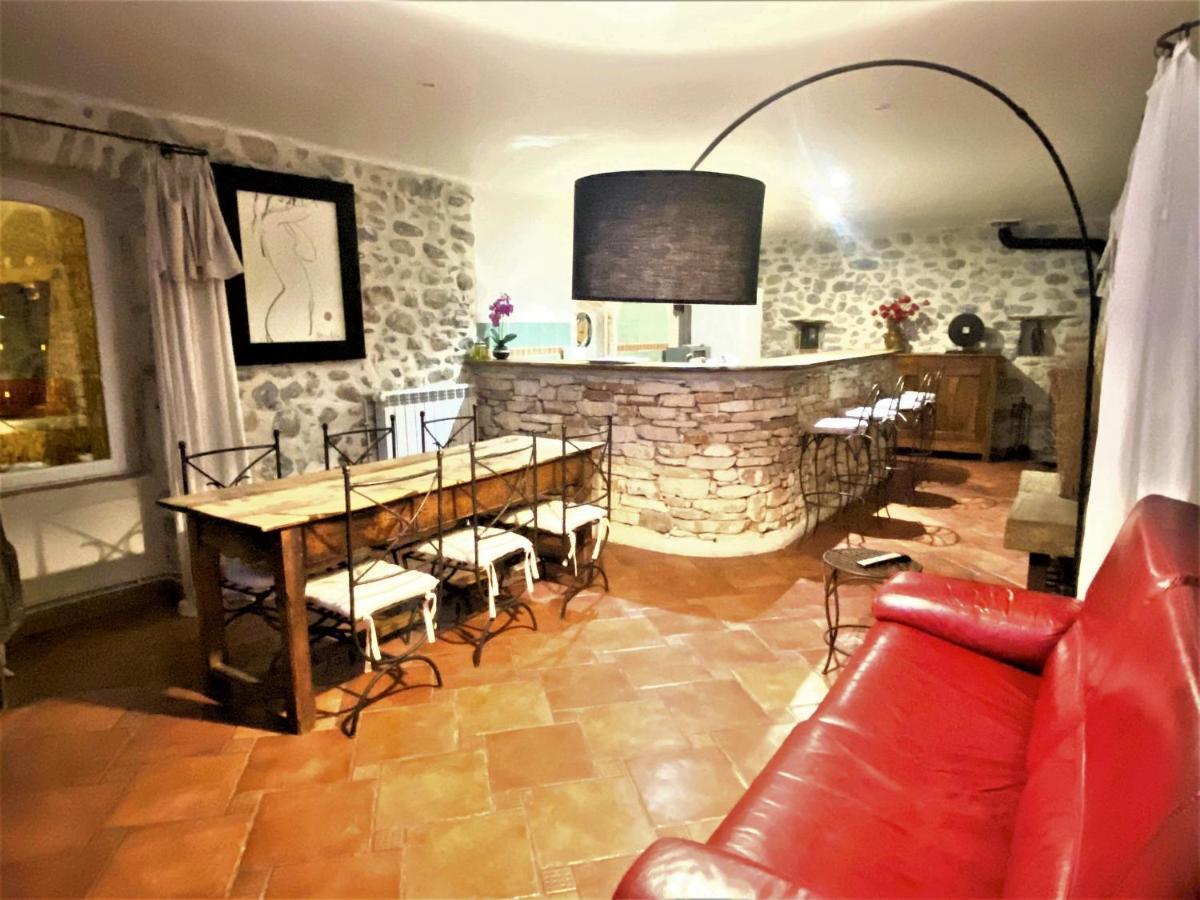 Gite De Groupe 9Ch Ou 3 Gites Independants De 3Ch - Patio Et Piscine Interieure Chauffee Toute L'Annee Vallon-Pont-dʼArc Eksteriør billede