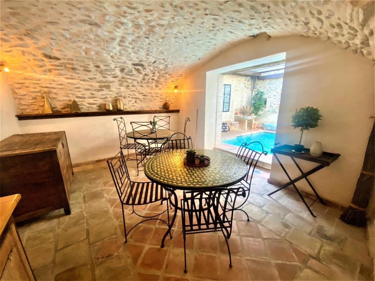 Gite De Groupe 9Ch Ou 3 Gites Independants De 3Ch - Patio Et Piscine Interieure Chauffee Toute L'Annee Vallon-Pont-dʼArc Eksteriør billede